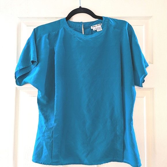 Vintage Anna and Frank 100% Silk Blouse - Picture 2 of 4